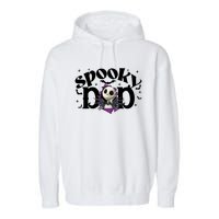 Spooky Mom Jack Skellington Nightmare Halloween Matching Family Spooky Garment-Dyed Fleece Hoodie