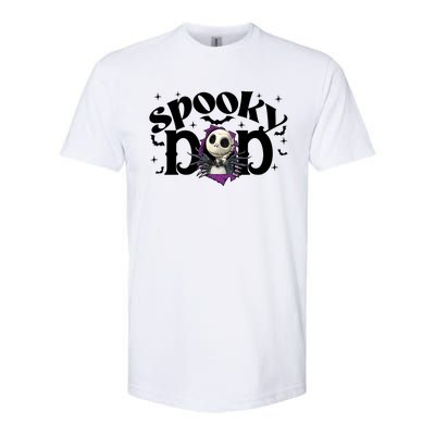 Spooky Mom Jack Skellington Nightmare Halloween Matching Family Spooky Softstyle CVC T-Shirt