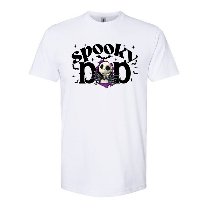 Spooky Mom Jack Skellington Nightmare Halloween Matching Family Spooky Softstyle CVC T-Shirt