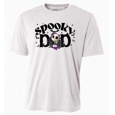 Spooky Mom Jack Skellington Nightmare Halloween Matching Family Spooky Cooling Performance Crew T-Shirt