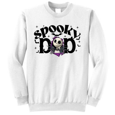 Spooky Mom Jack Skellington Nightmare Halloween Matching Family Spooky Sweatshirt