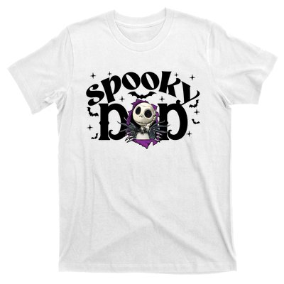 Spooky Mom Jack Skellington Nightmare Halloween Matching Family Spooky T-Shirt