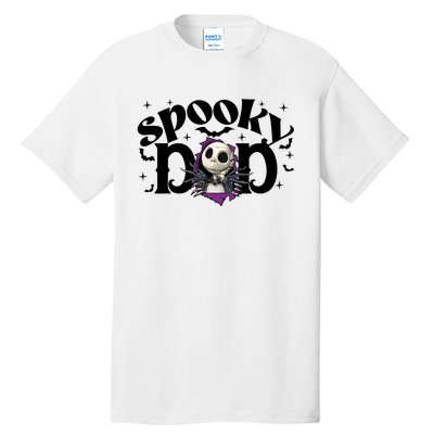 Spooky Mom Jack Skellington Nightmare Halloween Matching Family Spooky Tall T-Shirt