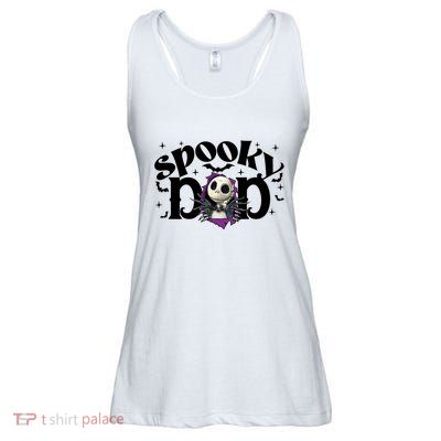 Spooky Mom Jack Skellington Nightmare Halloween Matching Family Spooky Ladies Essential Flowy Tank