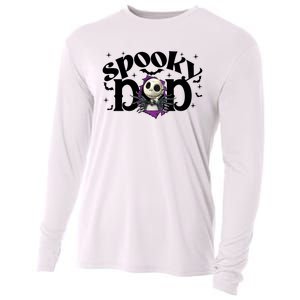 Spooky Mom Jack Skellington Nightmare Halloween Matching Family Spooky Cooling Performance Long Sleeve Crew