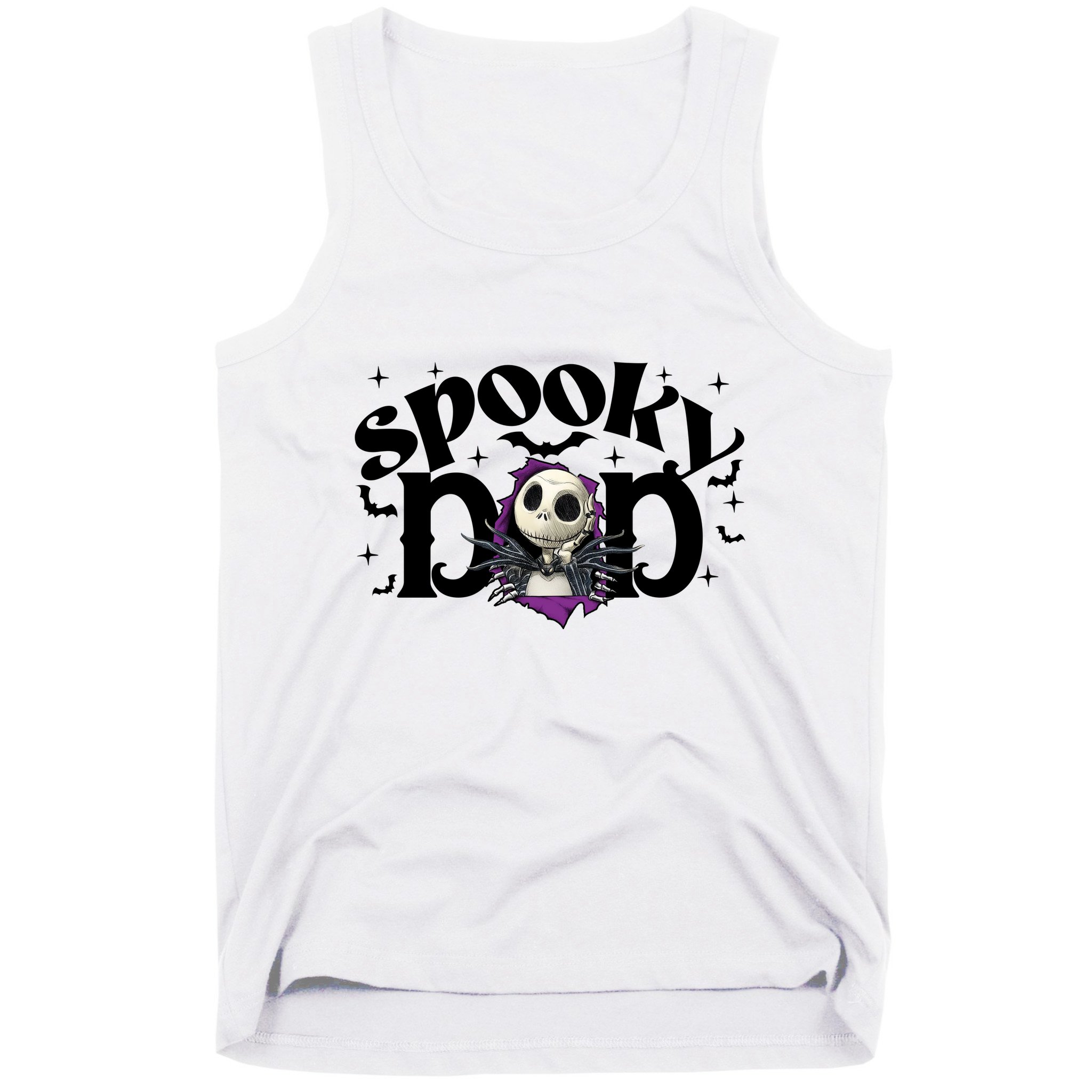 Spooky Mom Jack Skellington Nightmare Halloween Matching Family Spooky Tank Top
