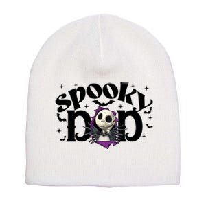 Spooky Mom Jack Skellington Nightmare Halloween Matching Family Spooky Short Acrylic Beanie