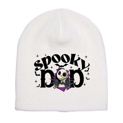 Spooky Mom Jack Skellington Nightmare Halloween Matching Family Spooky Short Acrylic Beanie