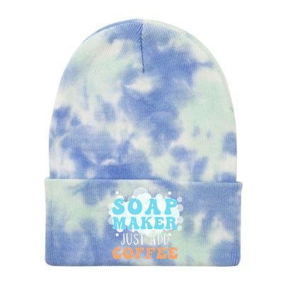 Soap Maker Just Add Coffee Soap Making Gift Tie Dye 12in Knit Beanie