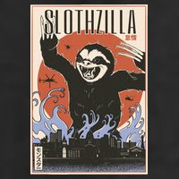Sloth Monster Japanese Poster 7 Panel Mesh Trucker Snapback Hat