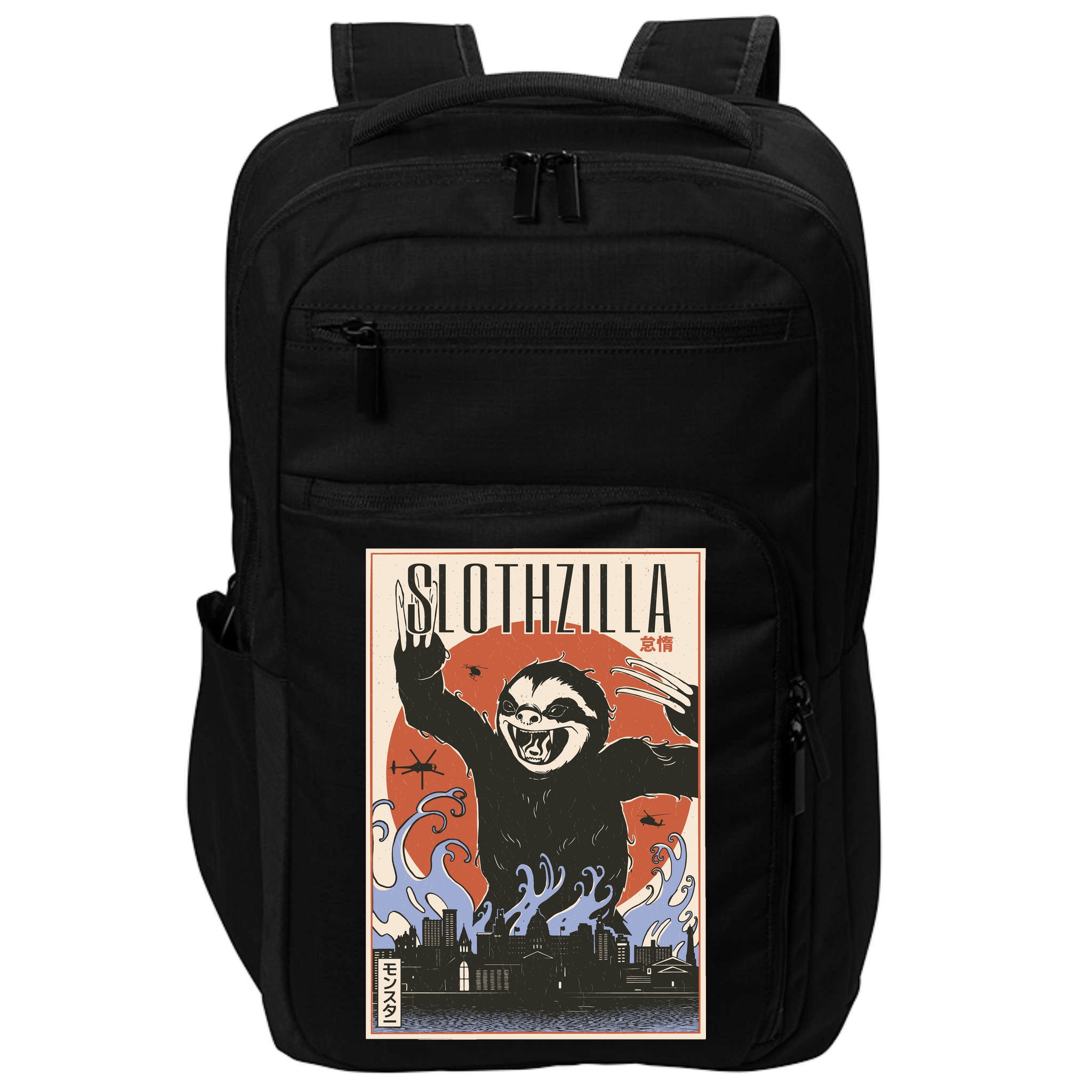 Sloth Monster Japanese Poster Impact Tech Backpack
