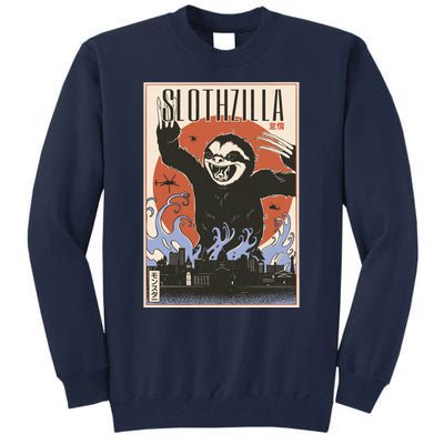 Sloth Monster Japanese Poster Tall Sweatshirt