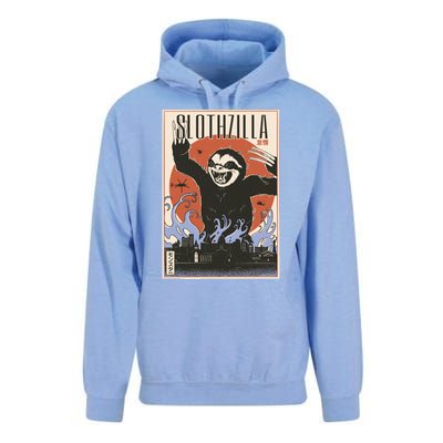 Sloth Monster Japanese Poster Unisex Surf Hoodie