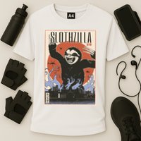 Sloth Monster Japanese Poster Performance Shirt