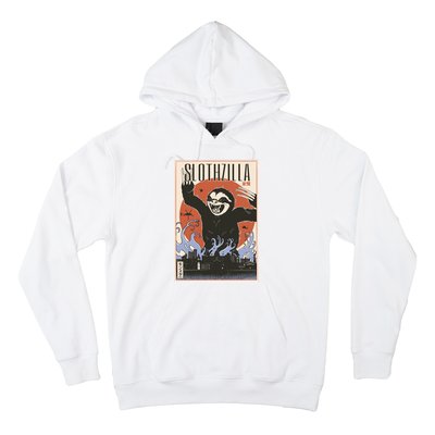 Sloth Monster Japanese Poster Hoodie