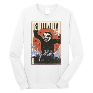 Sloth Monster Japanese Poster Long Sleeve Shirt