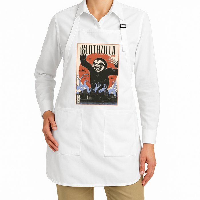 Sloth Monster Japanese Poster Apron