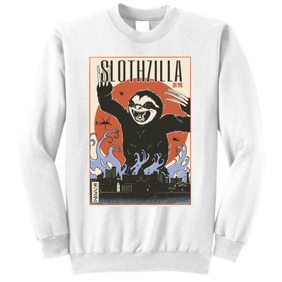 Sloth Monster Japanese Poster Sweatshirt