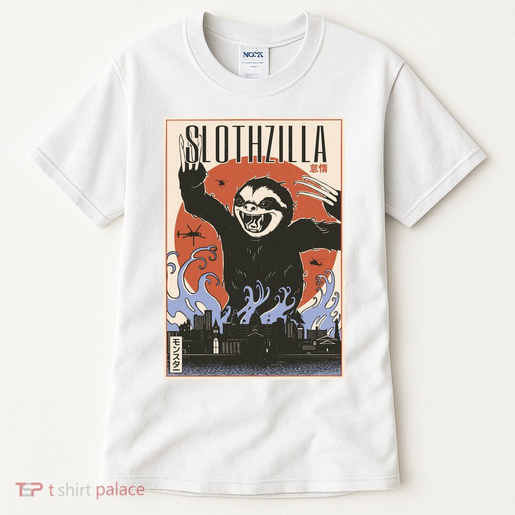 Sloth Monster Japanese Poster Tall T-Shirt