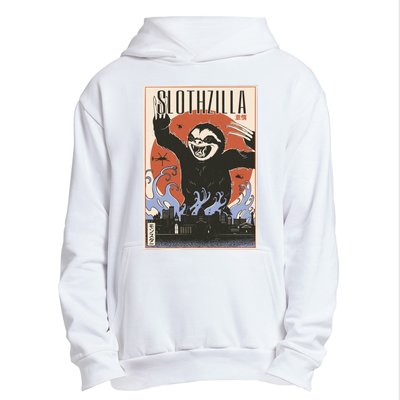 Sloth Monster Japanese Poster Urban Pullover Hoodie