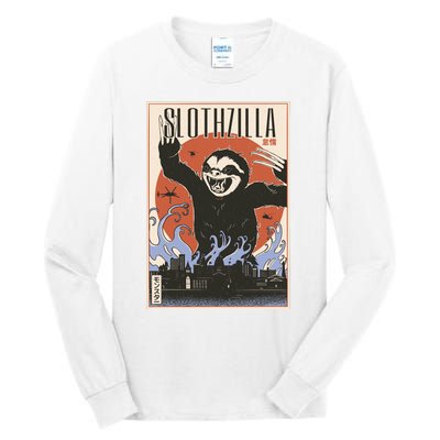 Sloth Monster Japanese Poster Tall Long Sleeve T-Shirt