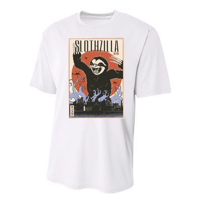 Sloth Monster Japanese Poster Performance Sprint T-Shirt