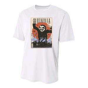 Sloth Monster Japanese Poster Youth Performance Sprint T-Shirt