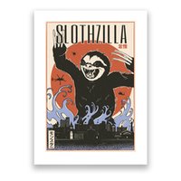 Sloth Monster Japanese Poster Poster