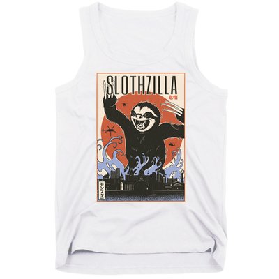 Sloth Monster Japanese Poster Tank Top