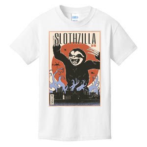 Sloth Monster Japanese Poster Kids T-Shirt