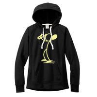 Sax Man Jazz Music Saxophone Player Cartoon Musician Women's Fleece Hoodie