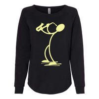 Sax Man Jazz Music Saxophone Player Cartoon Musician Womens California Wash Sweatshirt