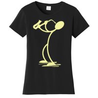 Sax Man Jazz Music Saxophone Player Cartoon Musician Women's T-Shirt