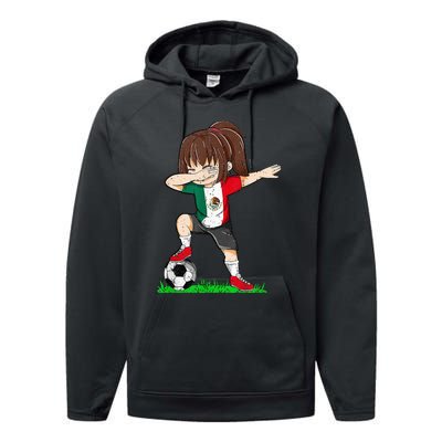 Soccer Mexico Jersey Mexican Flag Football Dab Performance Fleece Hoodie