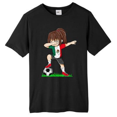 Soccer Mexico Jersey Mexican Flag Football Dab Tall Fusion ChromaSoft Performance T-Shirt