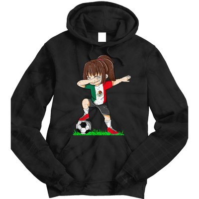 Soccer Mexico Jersey Mexican Flag Football Dab Tie Dye Hoodie