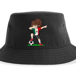 Soccer Mexico Jersey Mexican Flag Football Dab Sustainable Bucket Hat