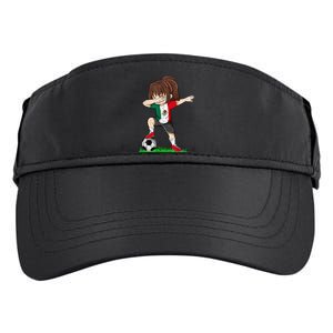 Soccer Mexico Jersey Mexican Flag Football Dab Adult Drive Performance Visor