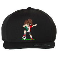 Soccer Mexico Jersey Mexican Flag Football Dab Wool Snapback Cap