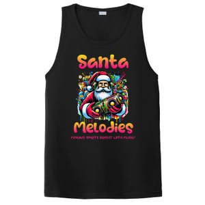 Santa Melodies Jazz Funk Soul Hip Hop PosiCharge Competitor Tank