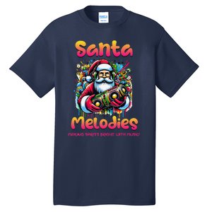 Santa Melodies Jazz Funk Soul Hip Hop Tall T-Shirt