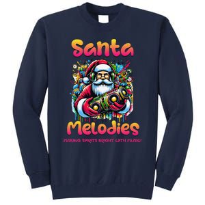 Santa Melodies Jazz Funk Soul Hip Hop Tall Sweatshirt