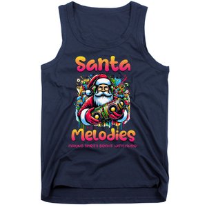 Santa Melodies Jazz Funk Soul Hip Hop Tank Top