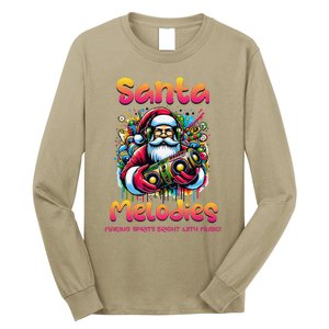 Santa Melodies Jazz Funk Soul Hip Hop Long Sleeve Shirt