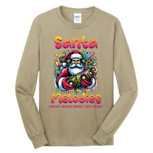 Santa Melodies Jazz Funk Soul Hip Hop Tall Long Sleeve T-Shirt