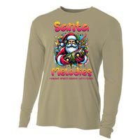 Santa Melodies Jazz Funk Soul Hip Hop Cooling Performance Long Sleeve Crew