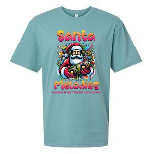 Santa Melodies Jazz Funk Soul Hip Hop Sueded Cloud Jersey T-Shirt