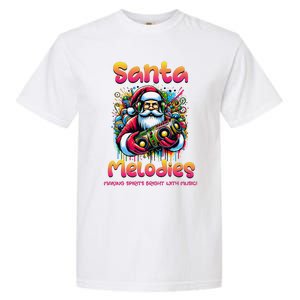 Santa Melodies Jazz Funk Soul Hip Hop Garment-Dyed Heavyweight T-Shirt