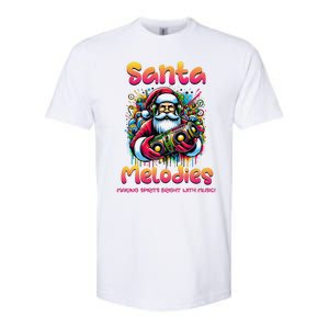 Santa Melodies Jazz Funk Soul Hip Hop Softstyle CVC T-Shirt