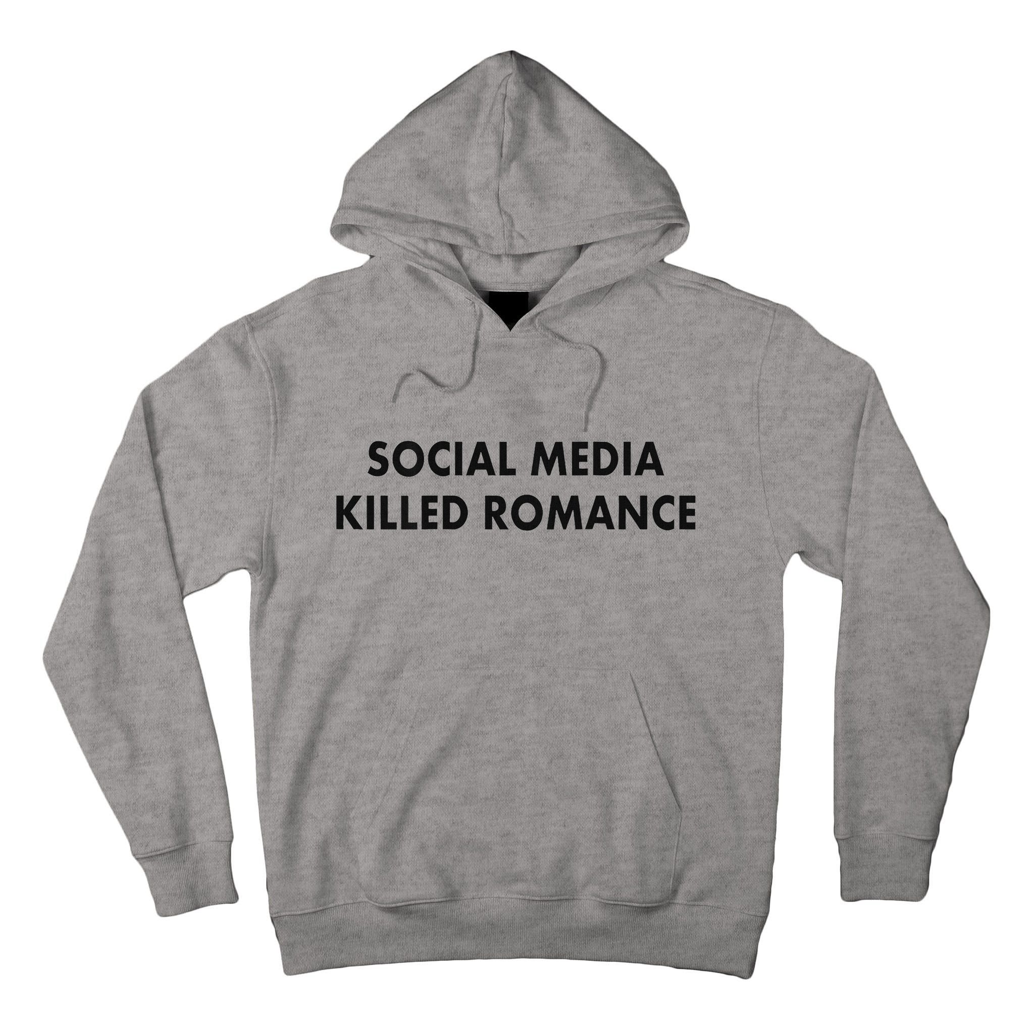 Social Media Killed Romance Tall Hoodie